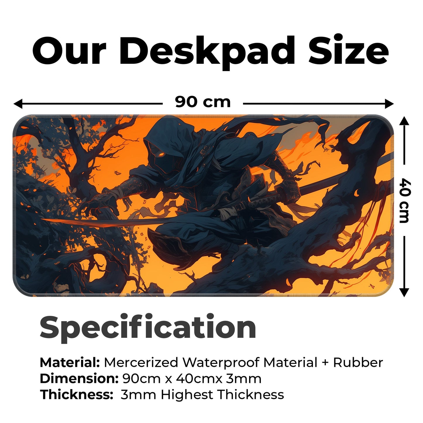 Ninja Abstract - XXL Mousepad
