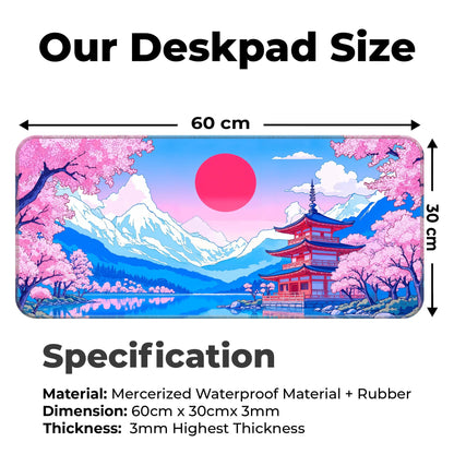 Japanese Temple - XL Mousepad