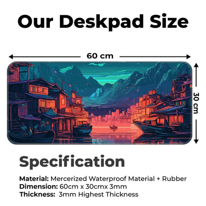 River Night City - XL Mousepad