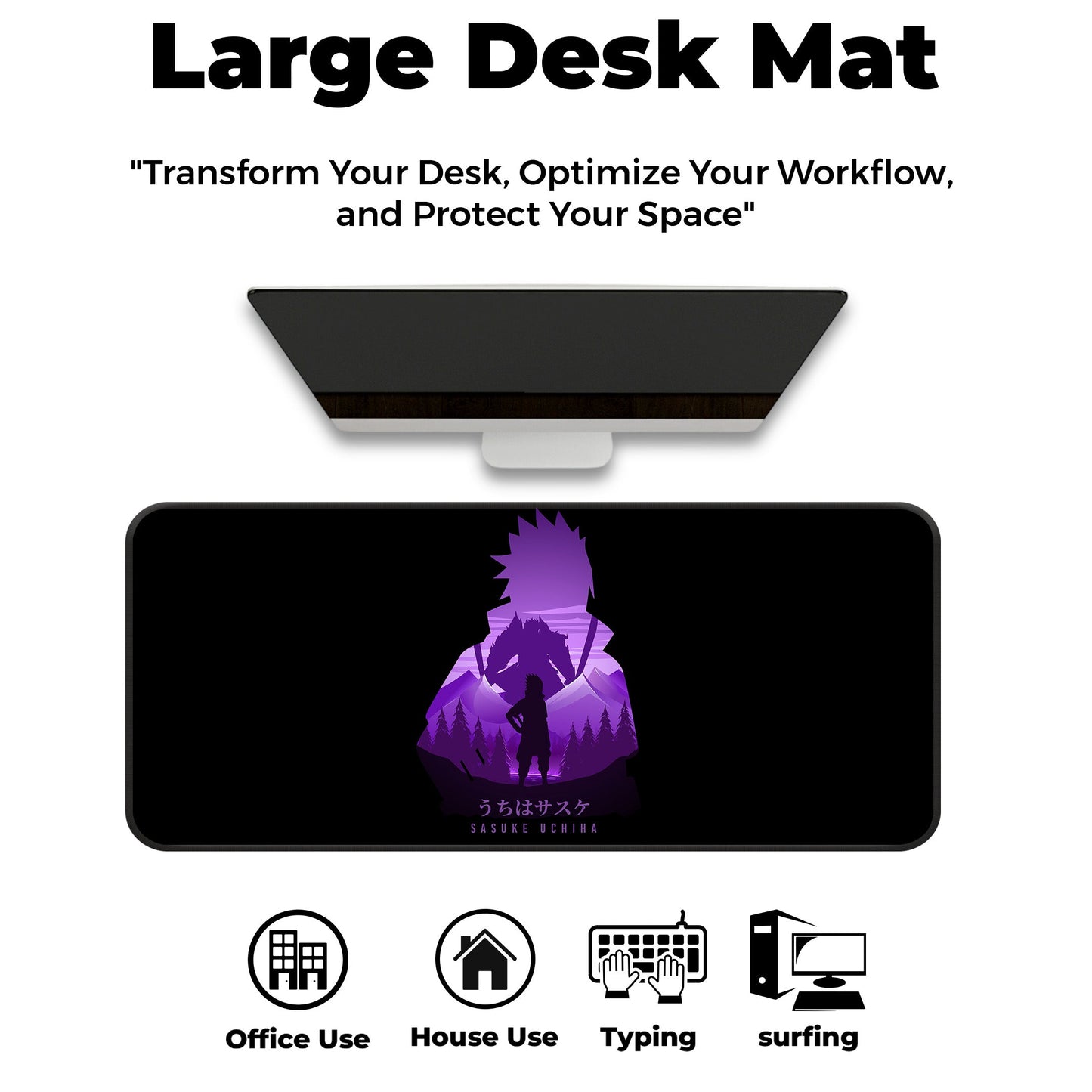 Uchiha Sasuke - XL Mousepad
