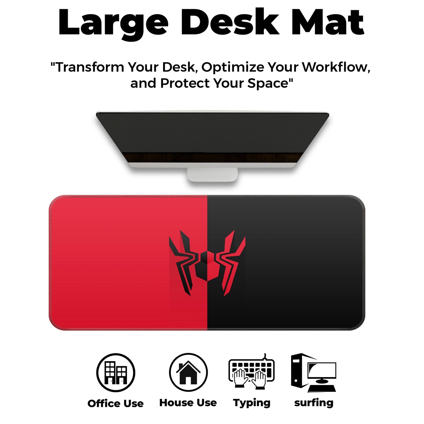 Spiderman Logo - E-XL Mousepad