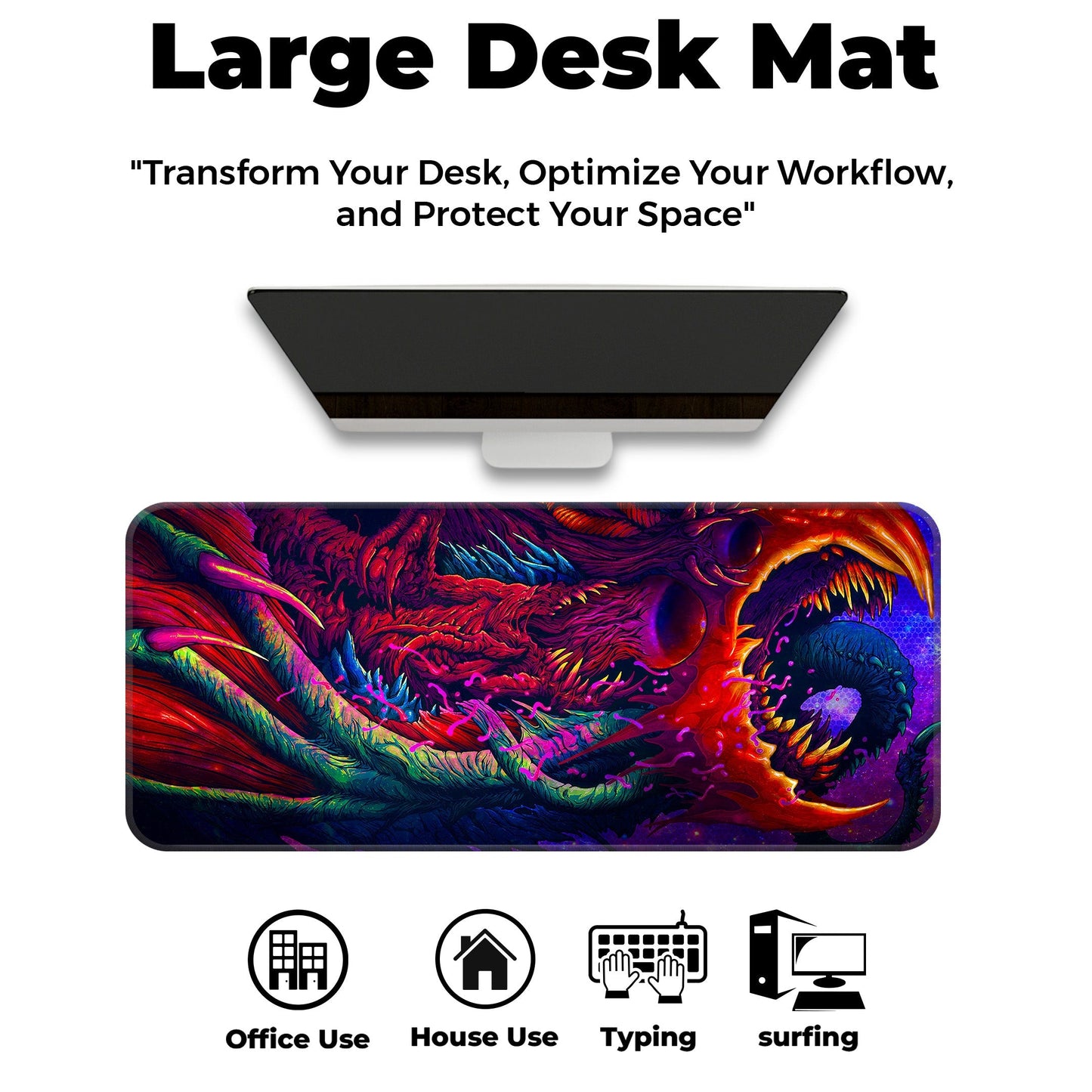 Hyperbeast - III - E-XL Mousepad