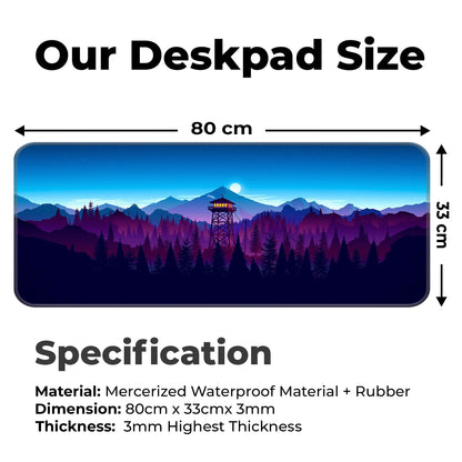 Mountains Abstract - E-XL Mousepad