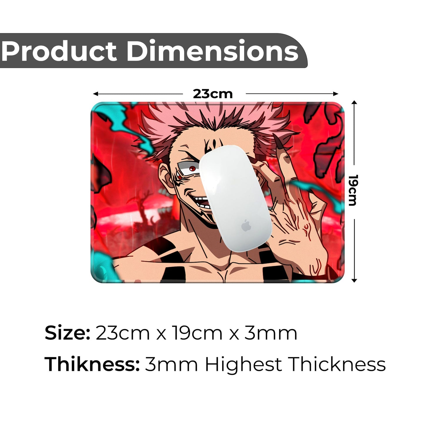Sukuna Ryomen - S Size Mousepad