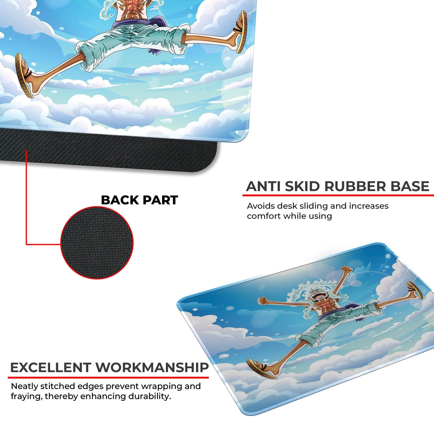 Luffy Gear 5 - S Size Mousepad