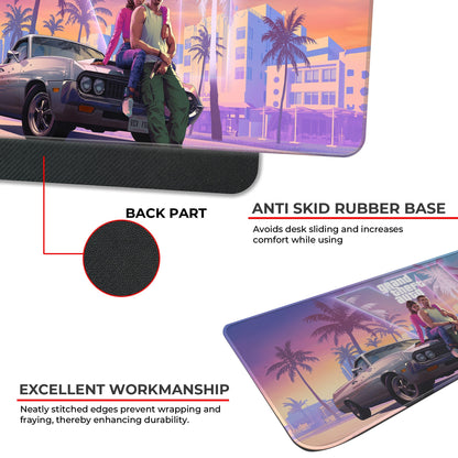 GTA VI - III - E-XL Mousepad