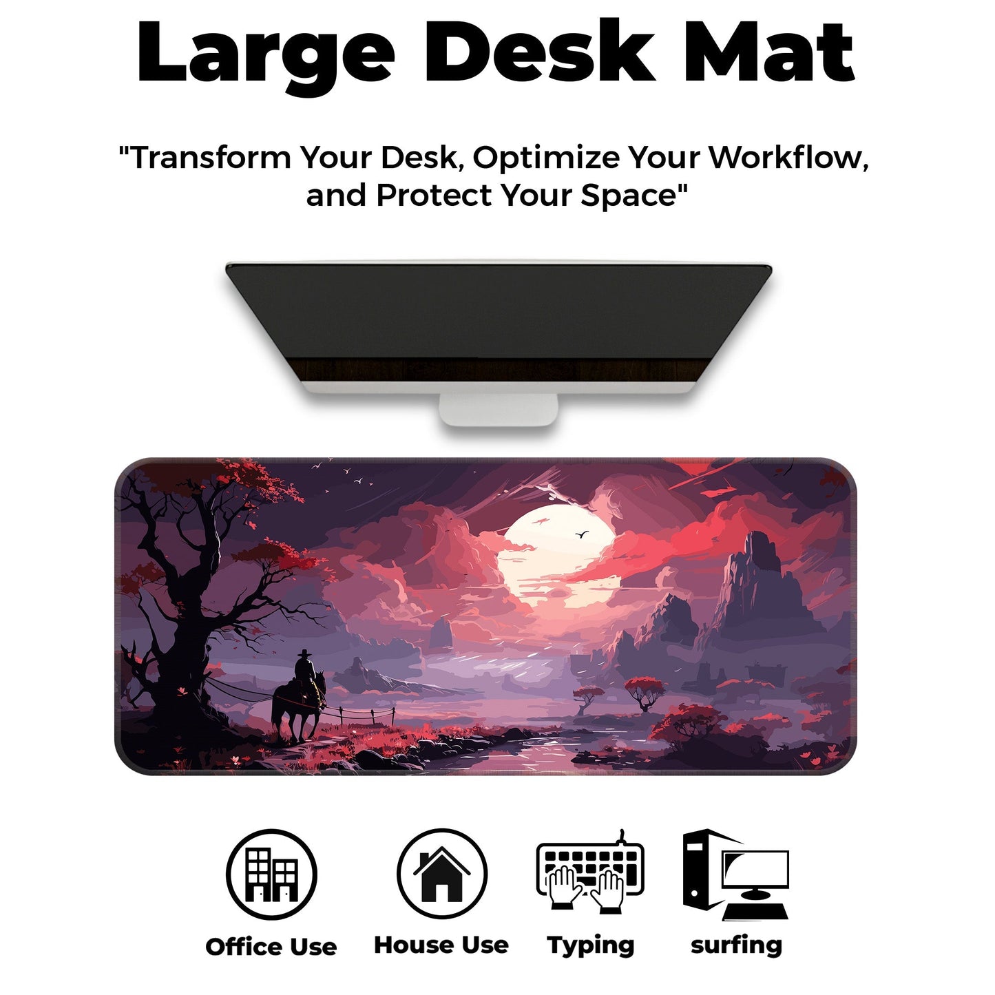 Cowboy Aesthetic - XL Mousepad