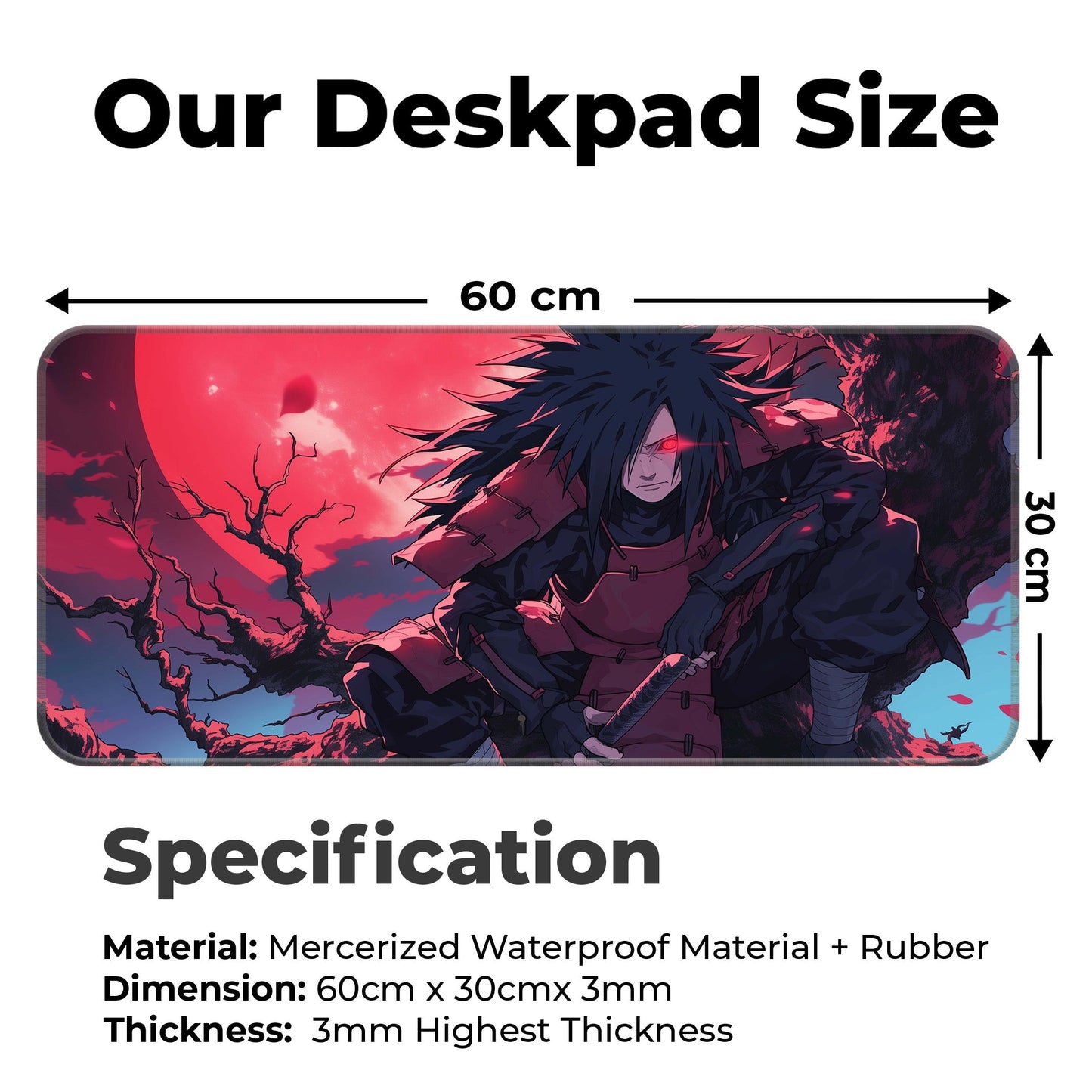 Uchiha Madara - XL Mousepad