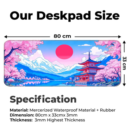 Japanese Temple - E-XL Mousepad