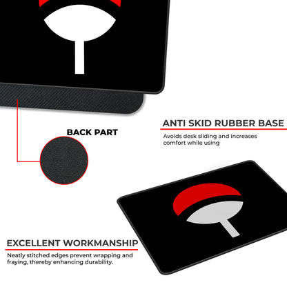 Uchiha Clan Crest - S Size Mousepad