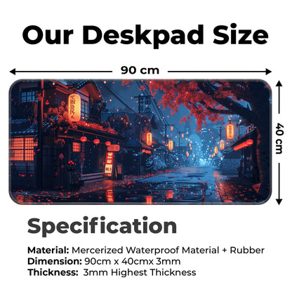 Japanese Night City - XXL Mousepad