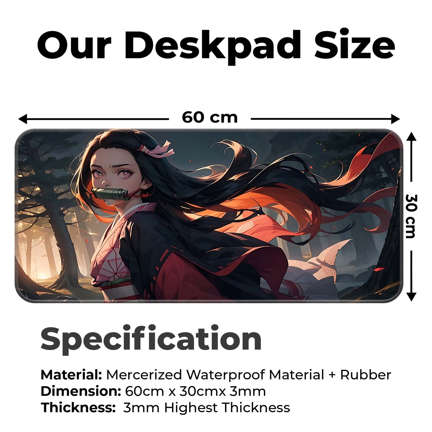Nezuko Kamado - XL Mousepad