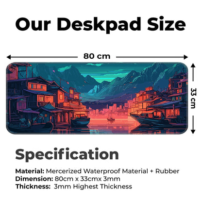 River Night City - E-XL Mousepad