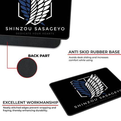 AOT - Survery Corps - S Size Mousepad