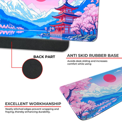 Japanese Temple - E-XL Mousepad
