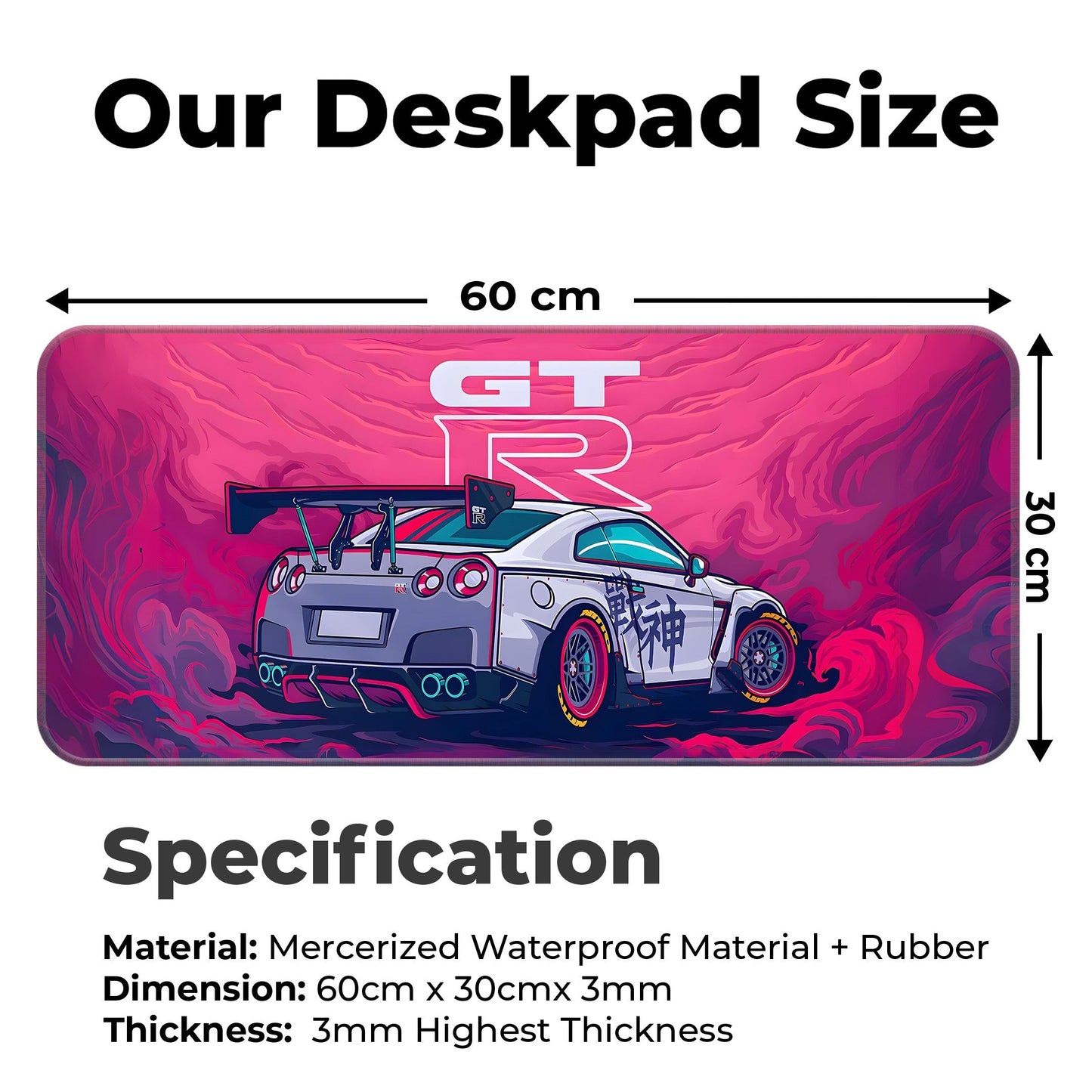 Nissan GTR - XL Mousepad