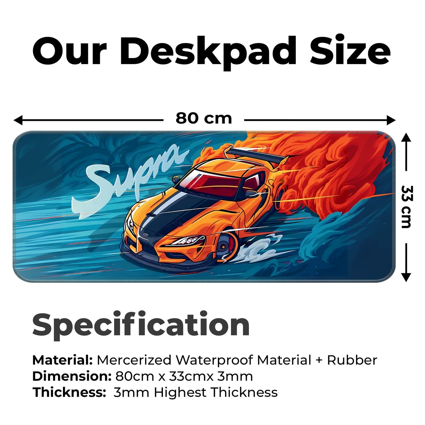 Toyota Supra - E-XL Mousepad