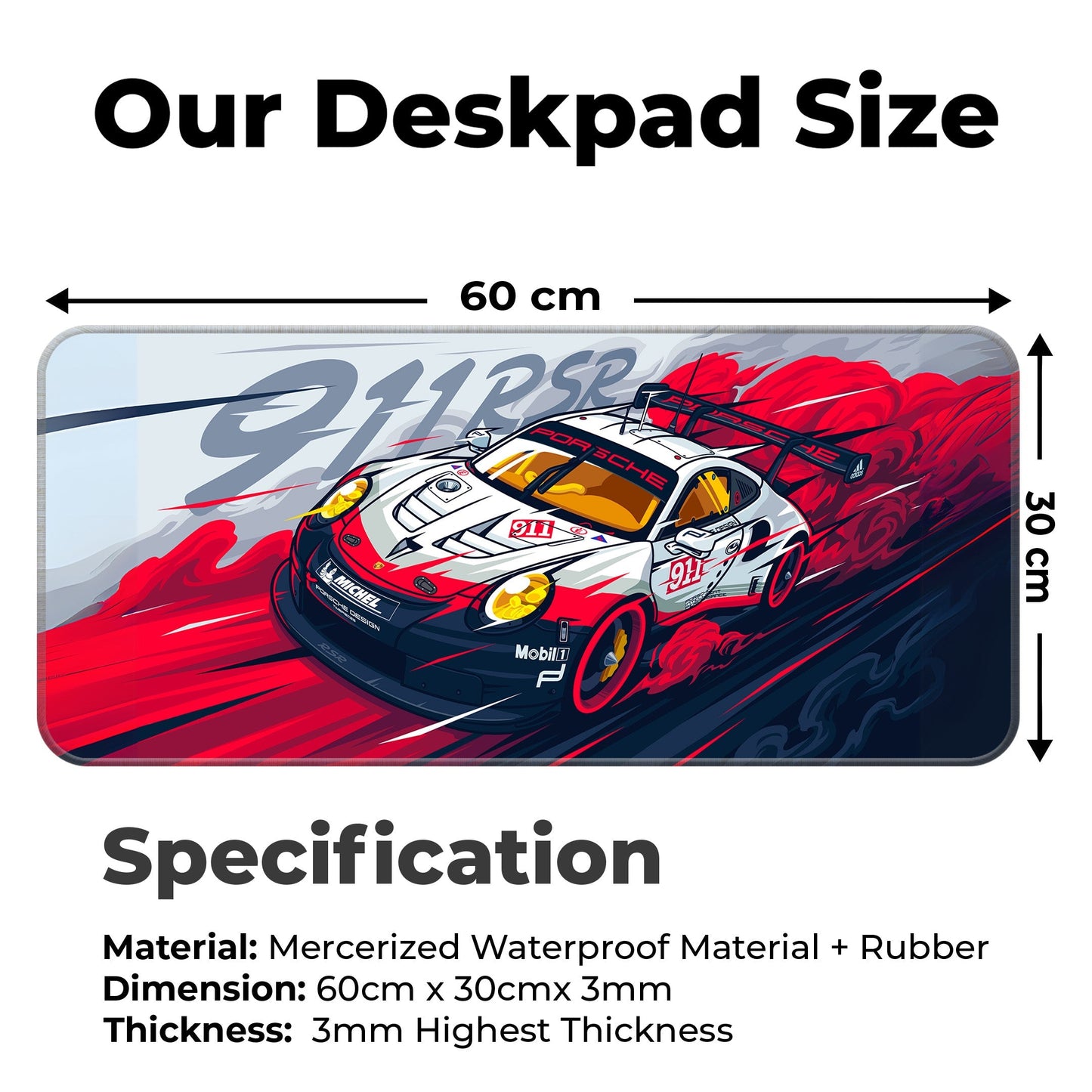 Porshe 911 - XL Mousepad