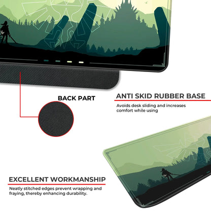 Zen Forest - Green - XL Mousepad