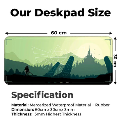 Zen Forest - Green - XL Mousepad