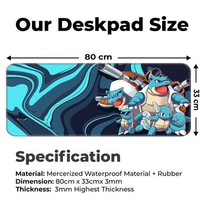 Squirtle Family - E-XL Mousepad