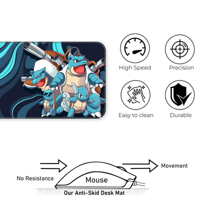 Squirtle Family - XXL Mousepad