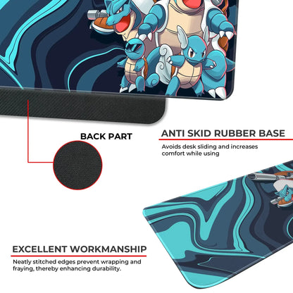 Squirtle Family - XL Mousepad