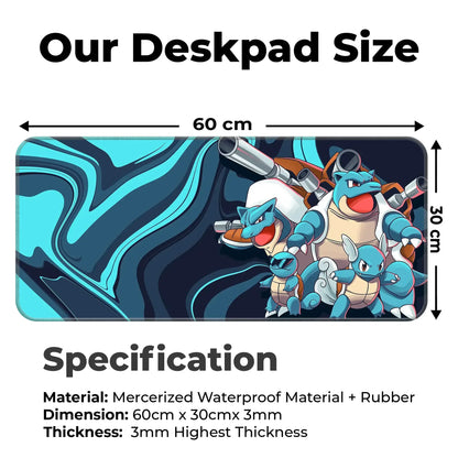 Squirtle Family - XL Mousepad