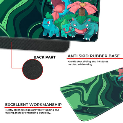 Bulbasaur Family - XL Mousepad