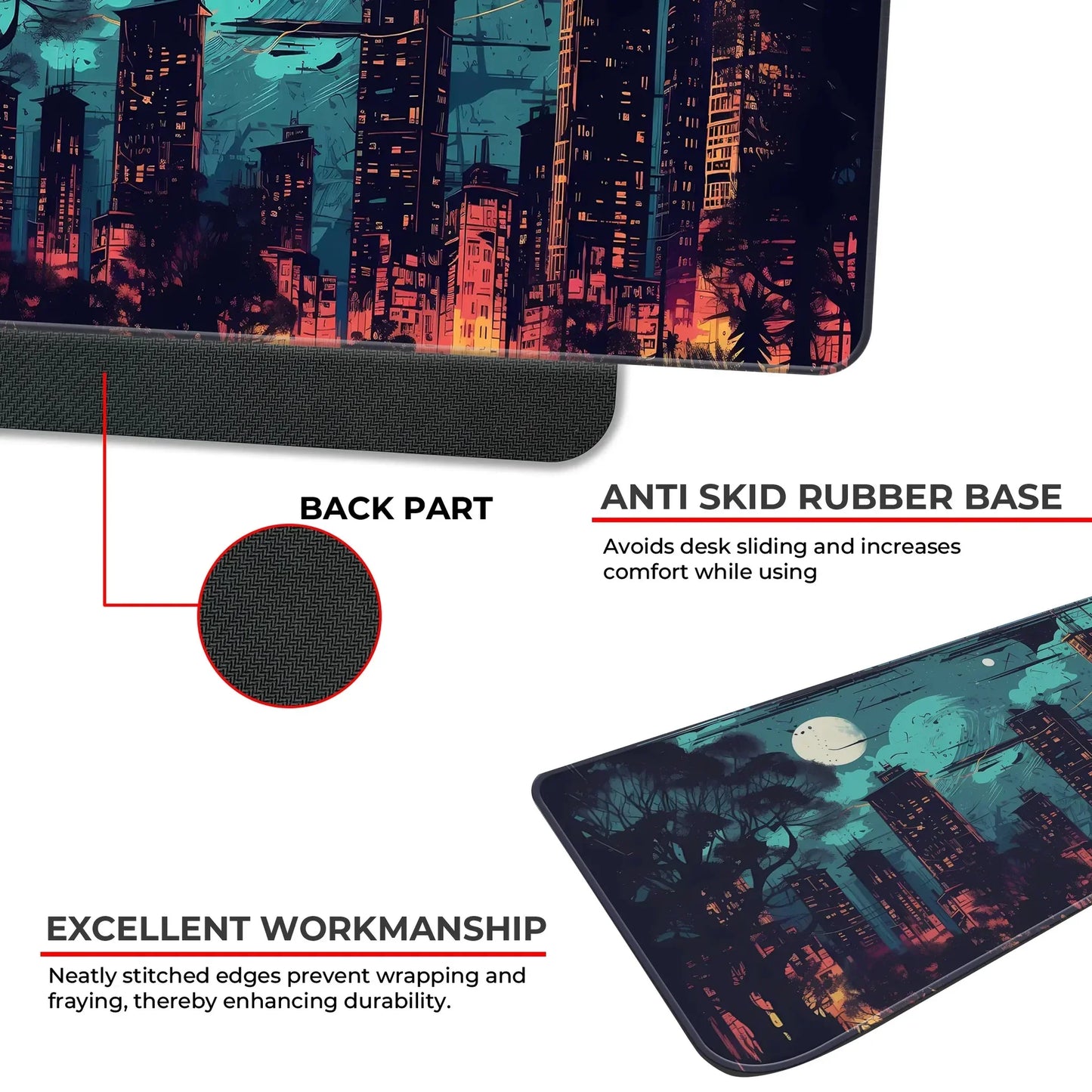 Modern Night City - XL Mousepad