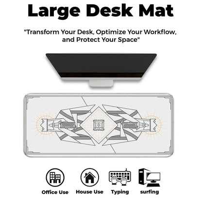 Minimal Keycap - Off White - XL Mousepad