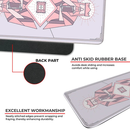Minimal Keycap - Lavender - XXL Mousepad