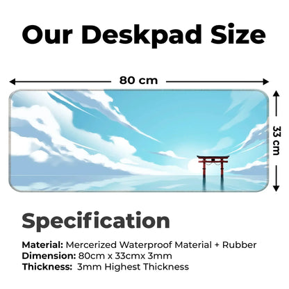 Tori Gate - Sunny Day - E-XL Mousepad