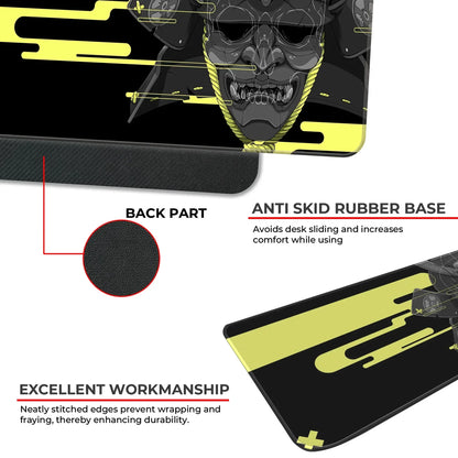 Cyber Oni - Yellow - XXL Mousepad