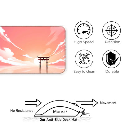 Tori Gate - Sunset - XL Mousepad