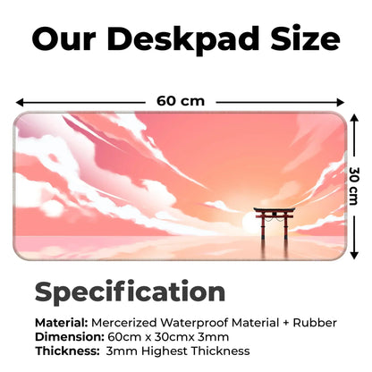 Tori Gate - Sunset - XL Mousepad