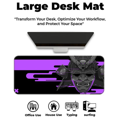 Cyber Oni - Purple - XL Mousepad