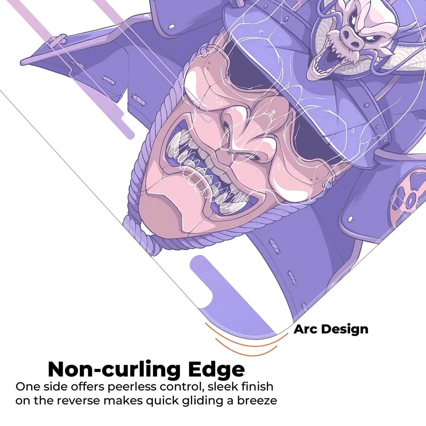 Cyber Oni - Peach - E-XL Mousepad