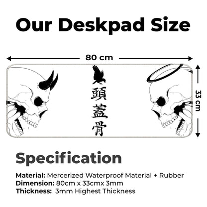 Devil or Angel - White - E-XL Mousepad