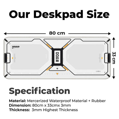 Dope Pattern - White - E-XL Mousepad