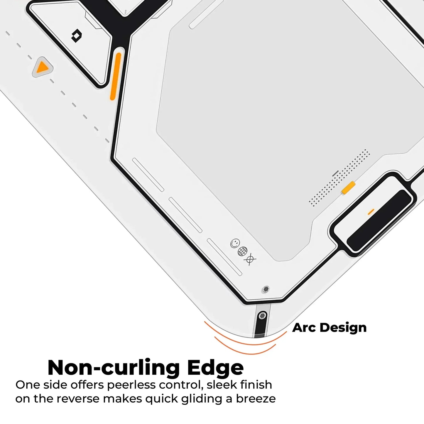 Dope Pattern - White - XL Mousepad