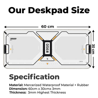Dope Pattern - White - XL Mousepad