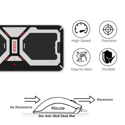 Dope Pattern - Black - E-XL Mousepad