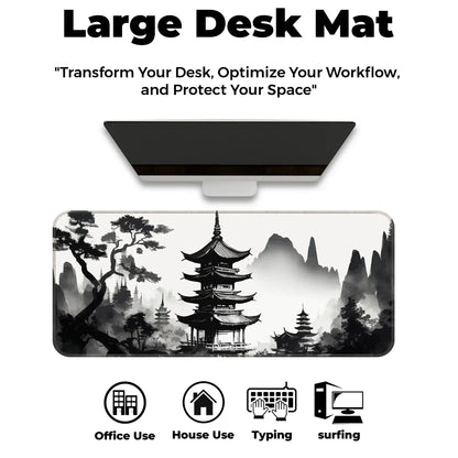 Japanese Zen Temple - XL Mousepad