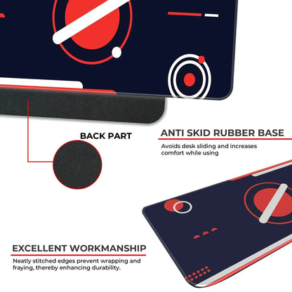 Red Orbit Minimal - XXL Mousepad