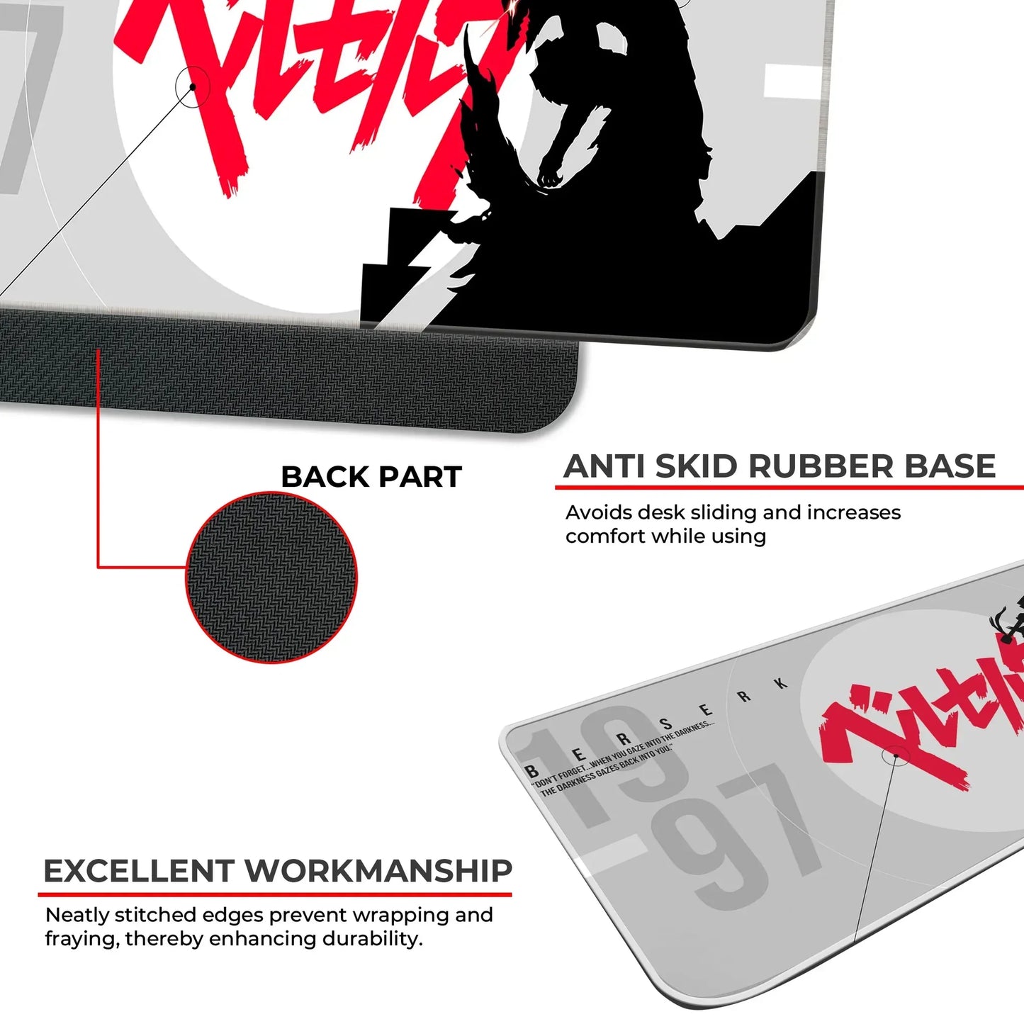 Berserk - Light - E-XL Mousepad