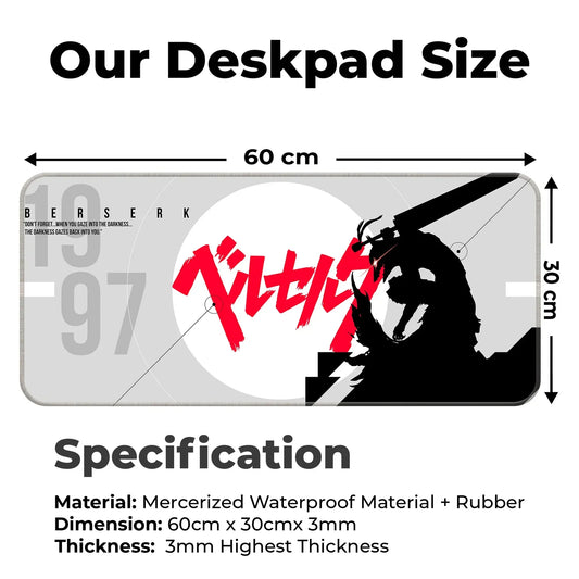 Berserk - Light - XL Mousepad