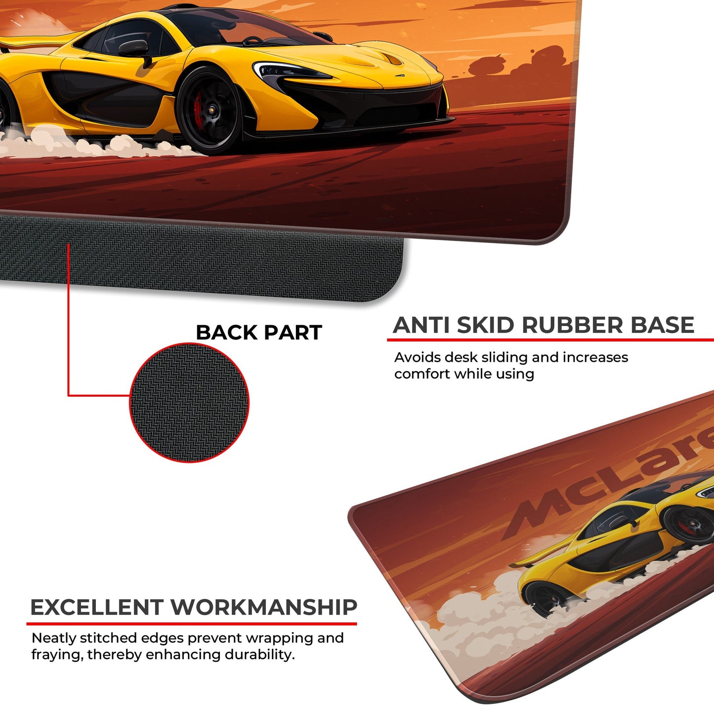McLaren P1 - XXL Mousepad