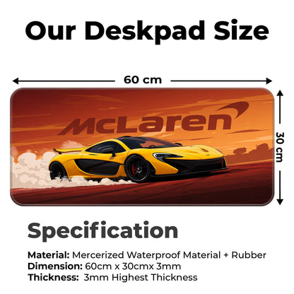 McLaren P1 - XL Mousepad