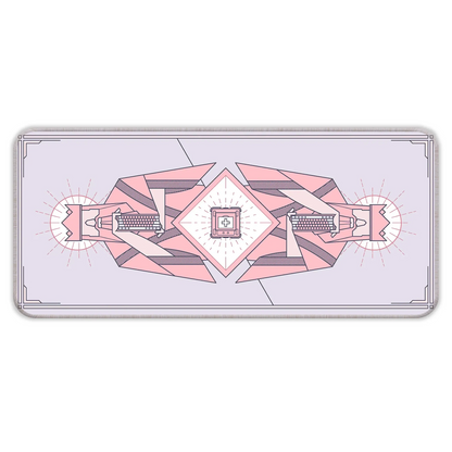 Minimal Keycap - Lavender - XL Mousepad